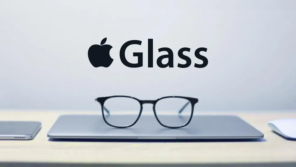 Conceito do futuro Apple Glass.