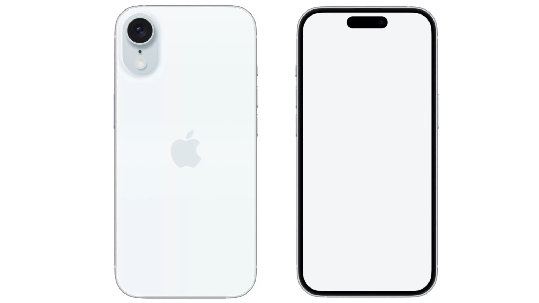 Possível design do Apple iPhone SE de quarta geração, que deve ser lançado em breve.