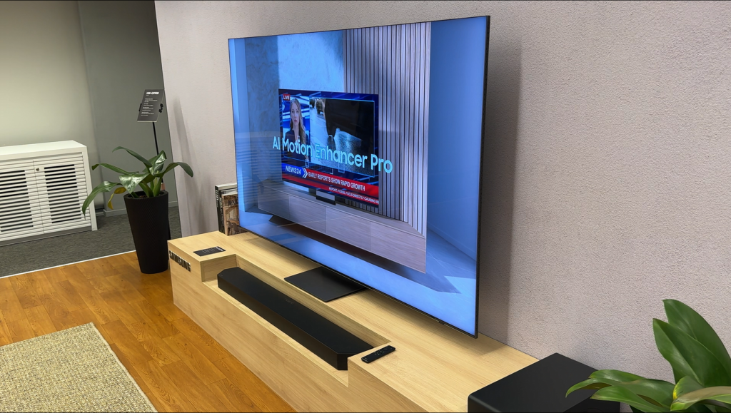 Tecnologia AI Motion Enhacer Pro presente nas AI TVs da Samsung - Imagem CanalJMS