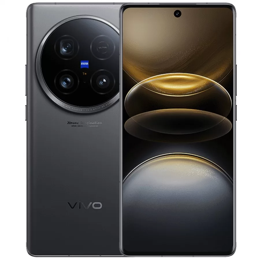 Vivo X100 Ultra, na cor preto.