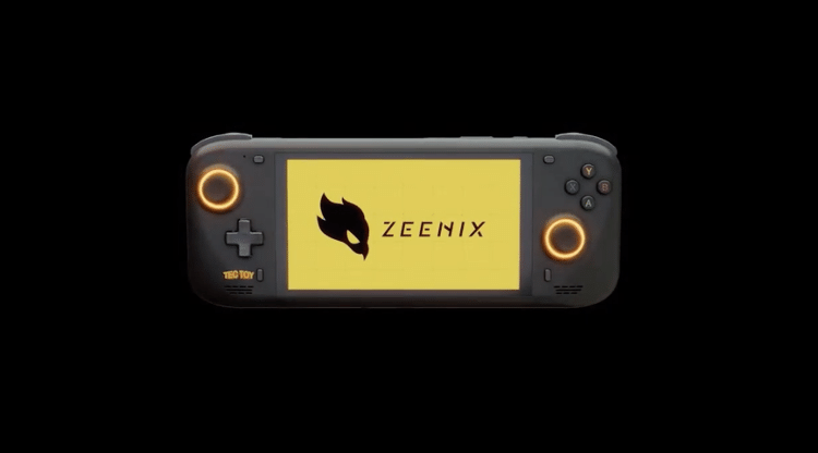 O Zeenix da TecToy possui 4 botões de ação e 2 gatilhos na parte superior do console.