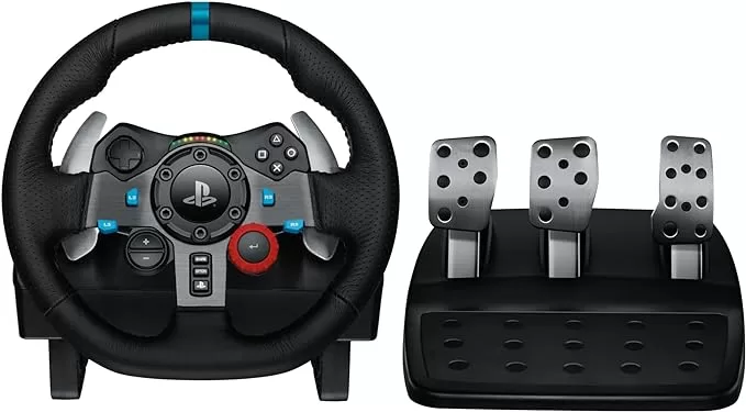 O volante Logitech G29 Driving Force e os pedais com Force Feedback estão com desconto!