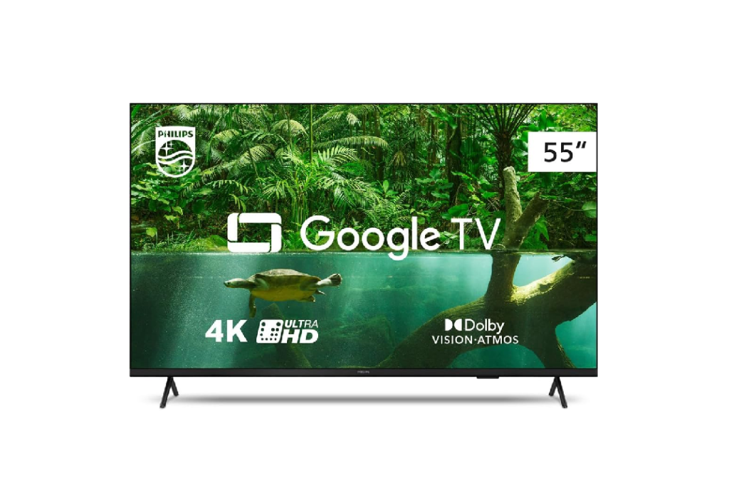 Smart TV Philips 55'' 4K HDR modelo 55PUG7408/78 com desconto